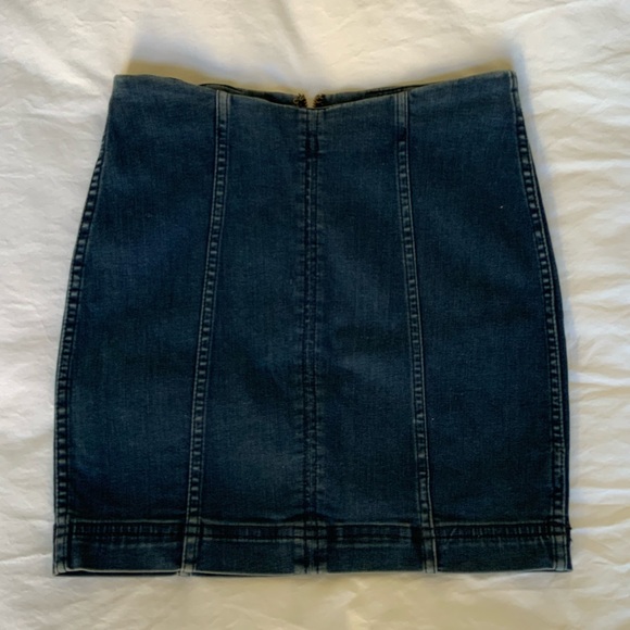 Free People Denim Skirt - Picture 1 of 4